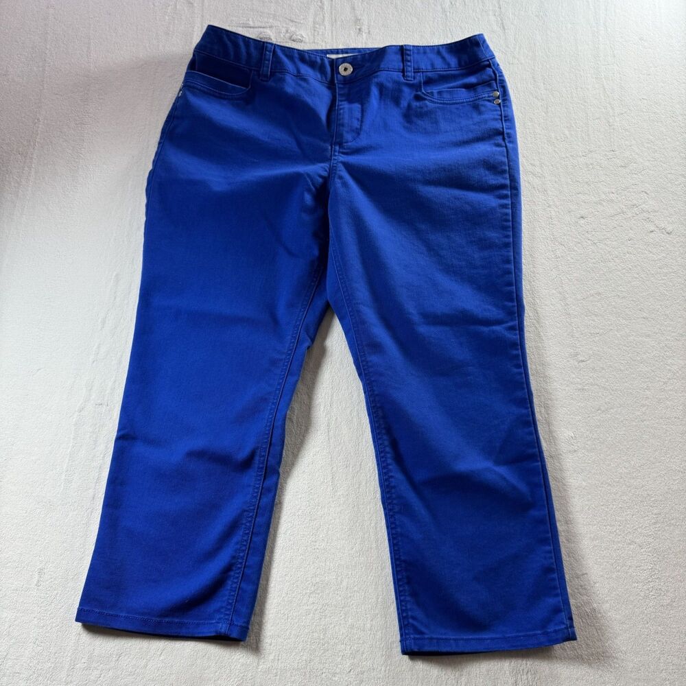 Chicos Platinum denim Women's Jeans Size 2 Color Blue